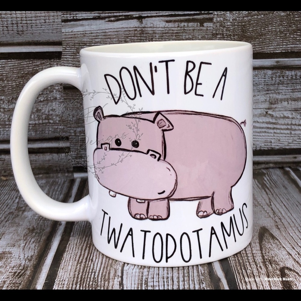 Twatopotamus 11oz coffee mug
